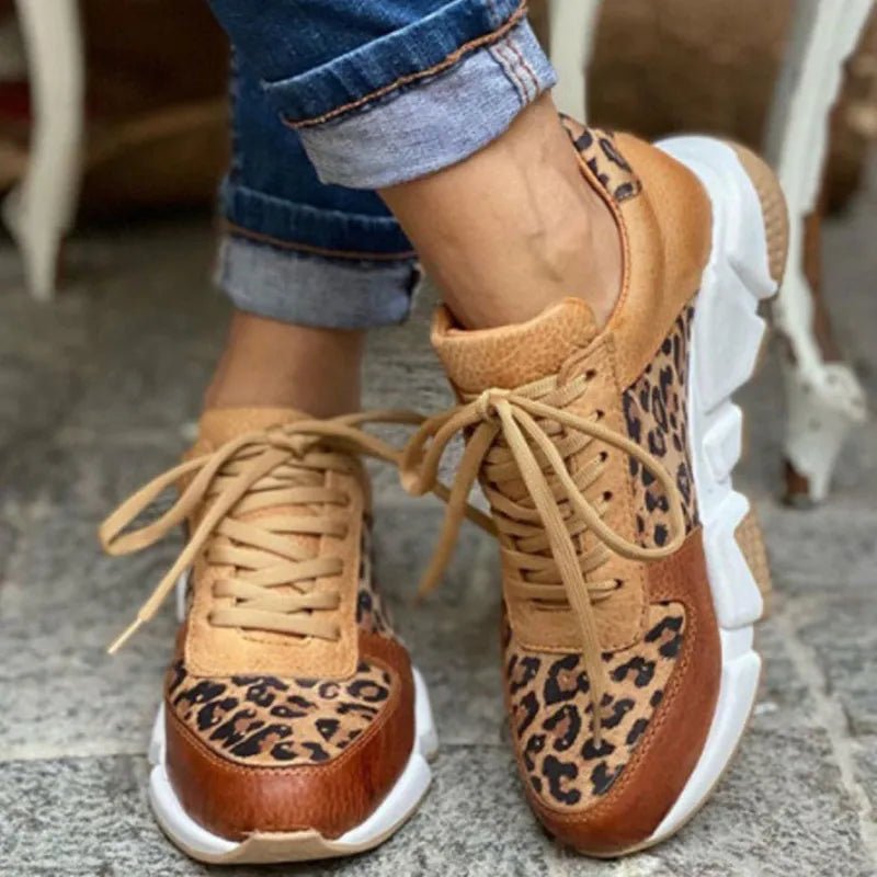 Baskets Chic en Léopard pour Femmes - Marie Montel