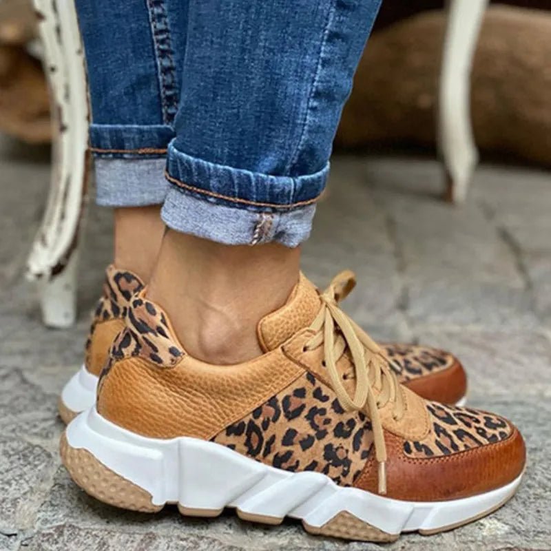 Baskets Chic en Léopard pour Femmes - Marie Montel