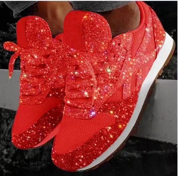 Baskets Éblouissantes en Paillettes pour Femmes - Marie Montel