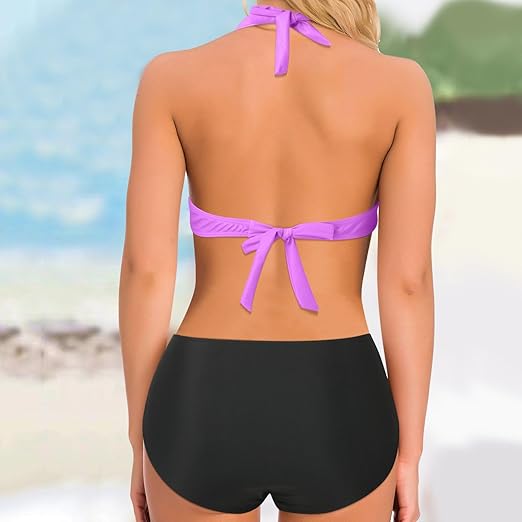Bikini Chic à Rayures pour Femmes - Marie Montel