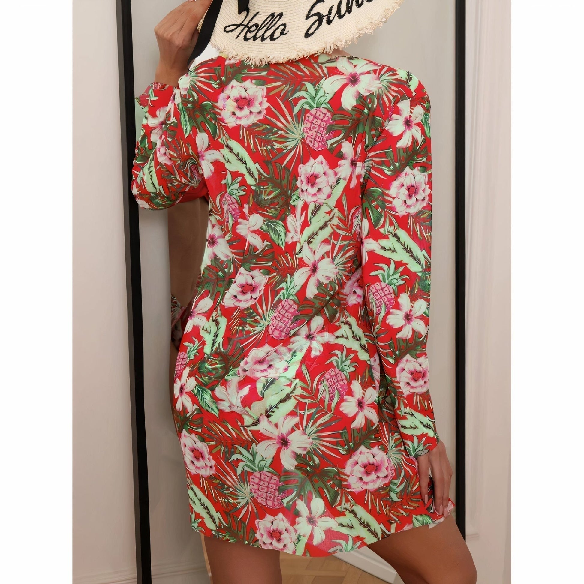Bikini Élégant à Fleurs avec Kimono pour Femmes - Marie Montel