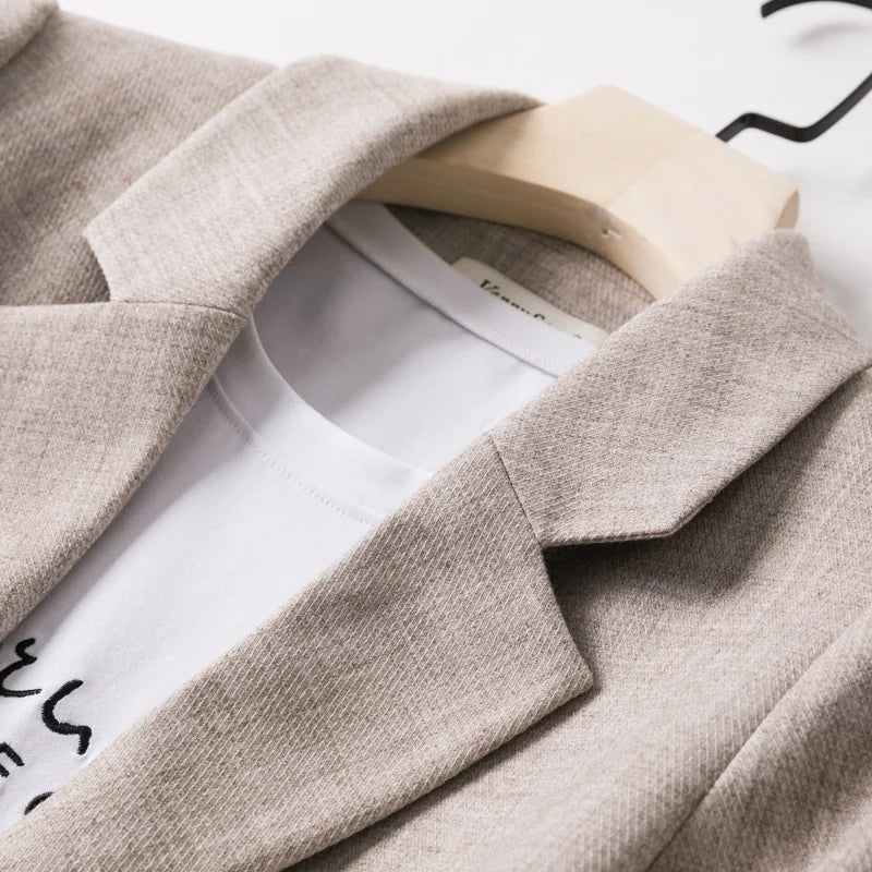 Blazer décontracté à manches longues pour femmes - Marie Montel