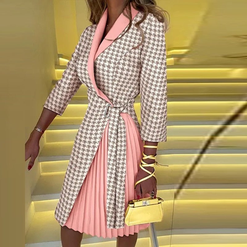Blazer Élégant à Col Cranté pour Femmes - Marie Montel