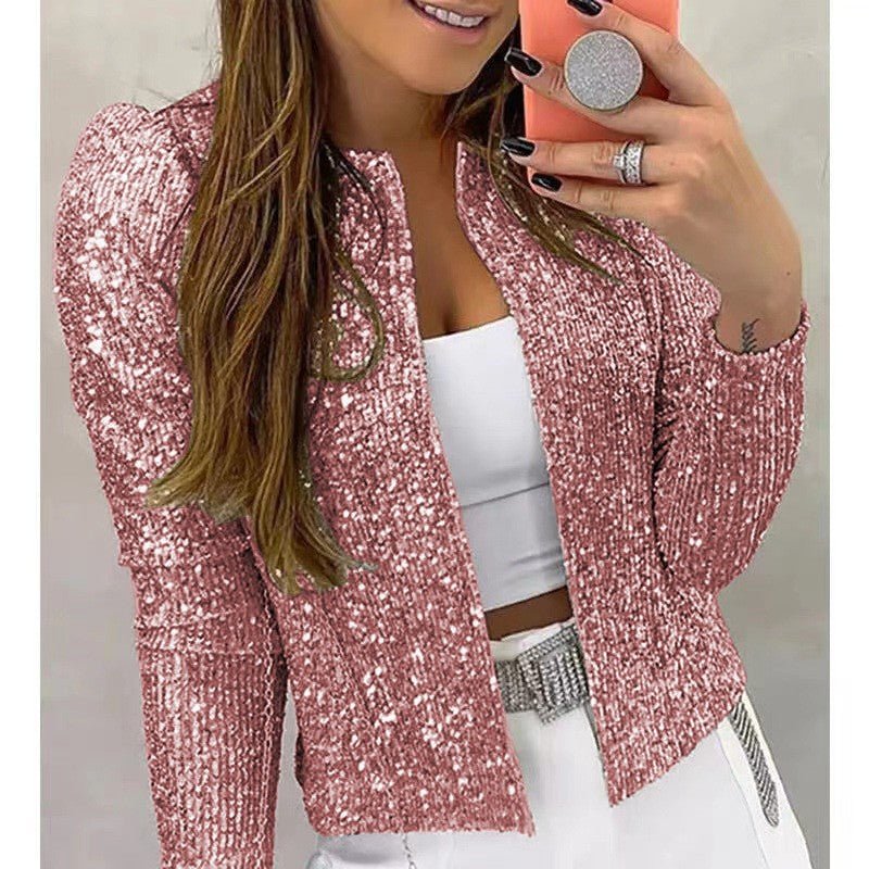 Blazer Élégant avec Sequins pour Femmes - Marie Montel