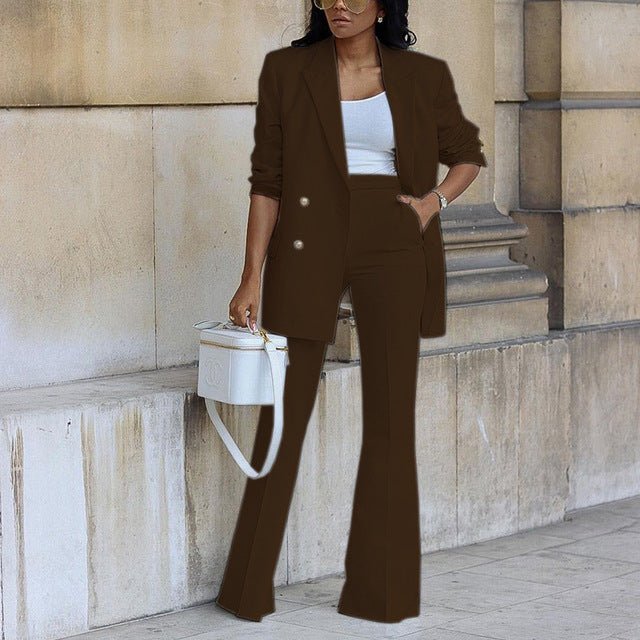 Blazer Élégant en Deux Pièces pour Femmes - Marie Montel