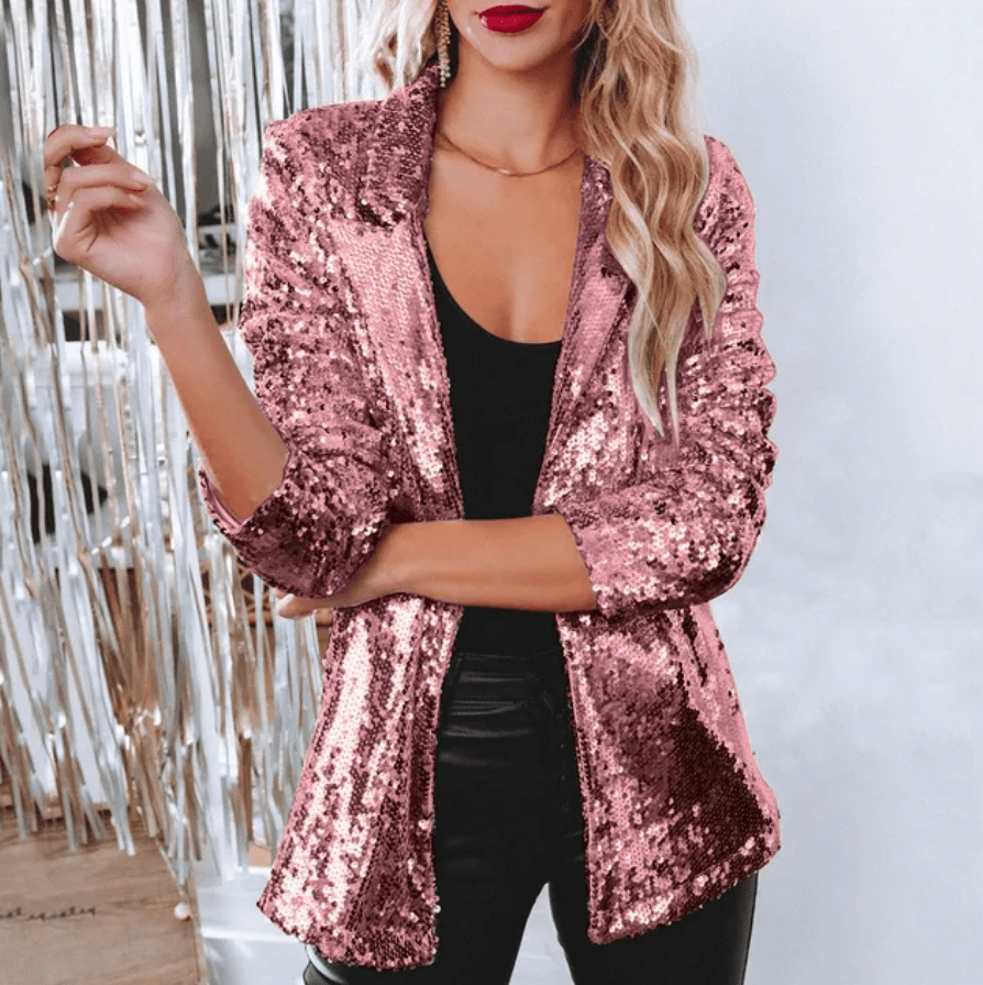 Blazer Glamour en Paillettes pour Femmes - Marie Montel