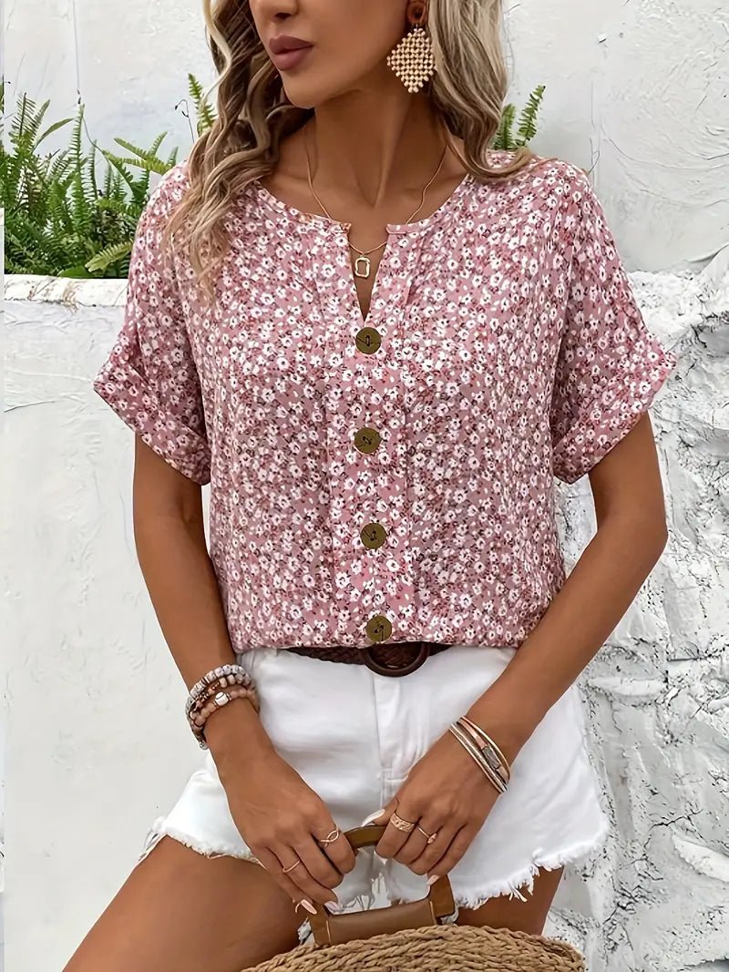 Blouse Charmante à Fleurs pour Femmes - Marie Montel
