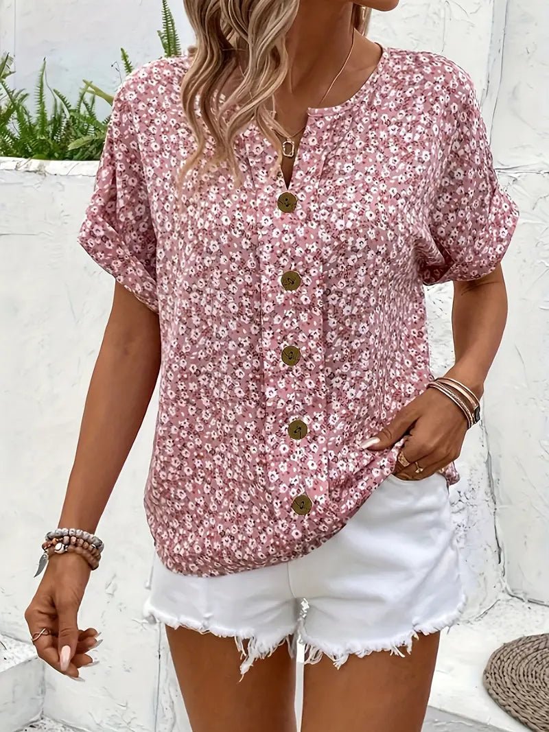 Blouse Charmante à Fleurs pour Femmes - Marie Montel