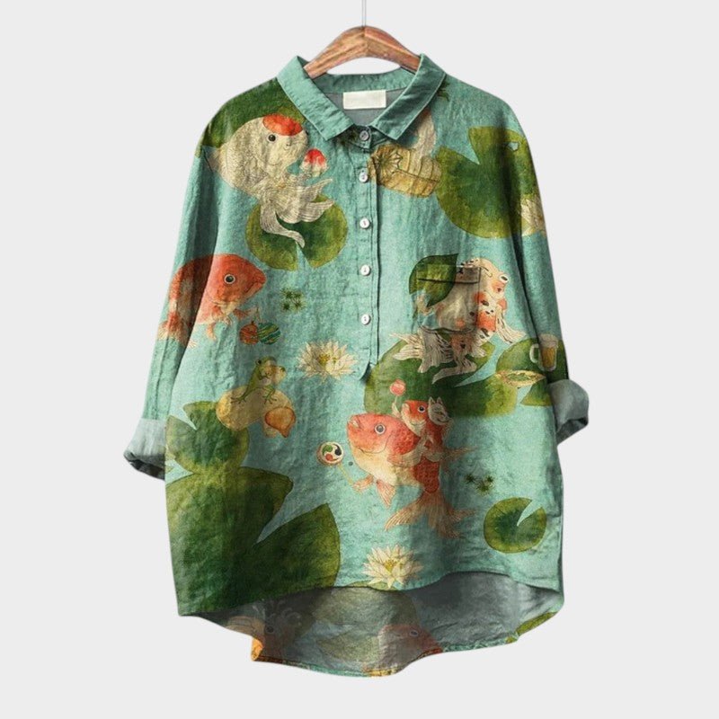 Blouse Chic à Imprimé Floral pour Femmes - Marie Montel