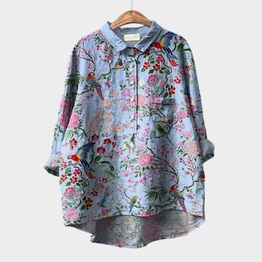 Blouse Chic à Imprimé Floral pour Femmes - Marie Montel