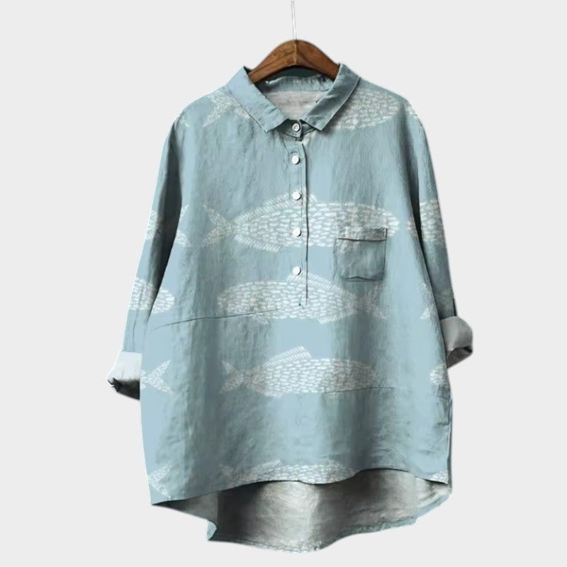 Blouse Chic à Imprimé Floral pour Femmes - Marie Montel