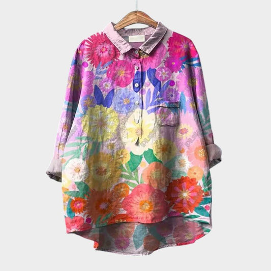 Blouse Chic Imprimé Floral pour Femmes - Marie Montel