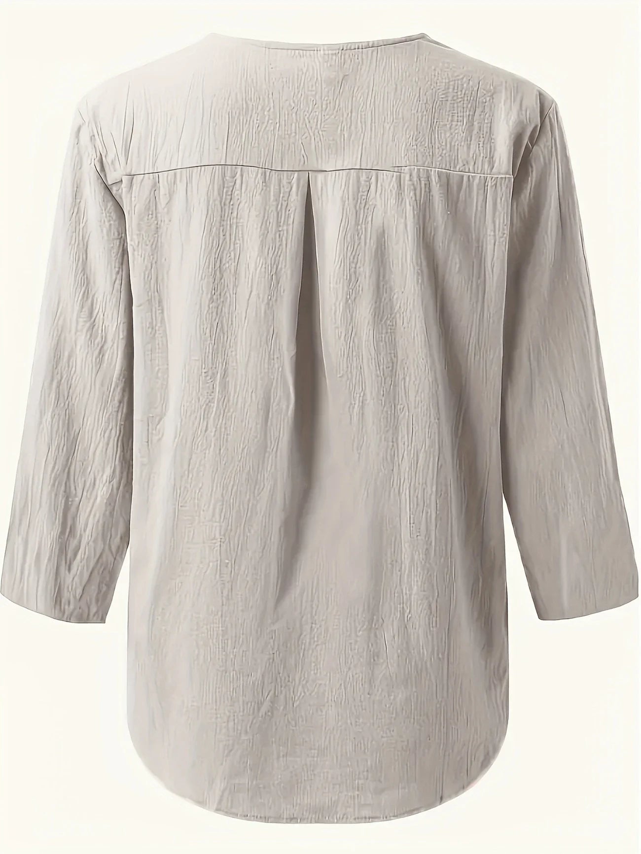 Blouse Décontractée à Col en V pour Femmes - Marie Montel