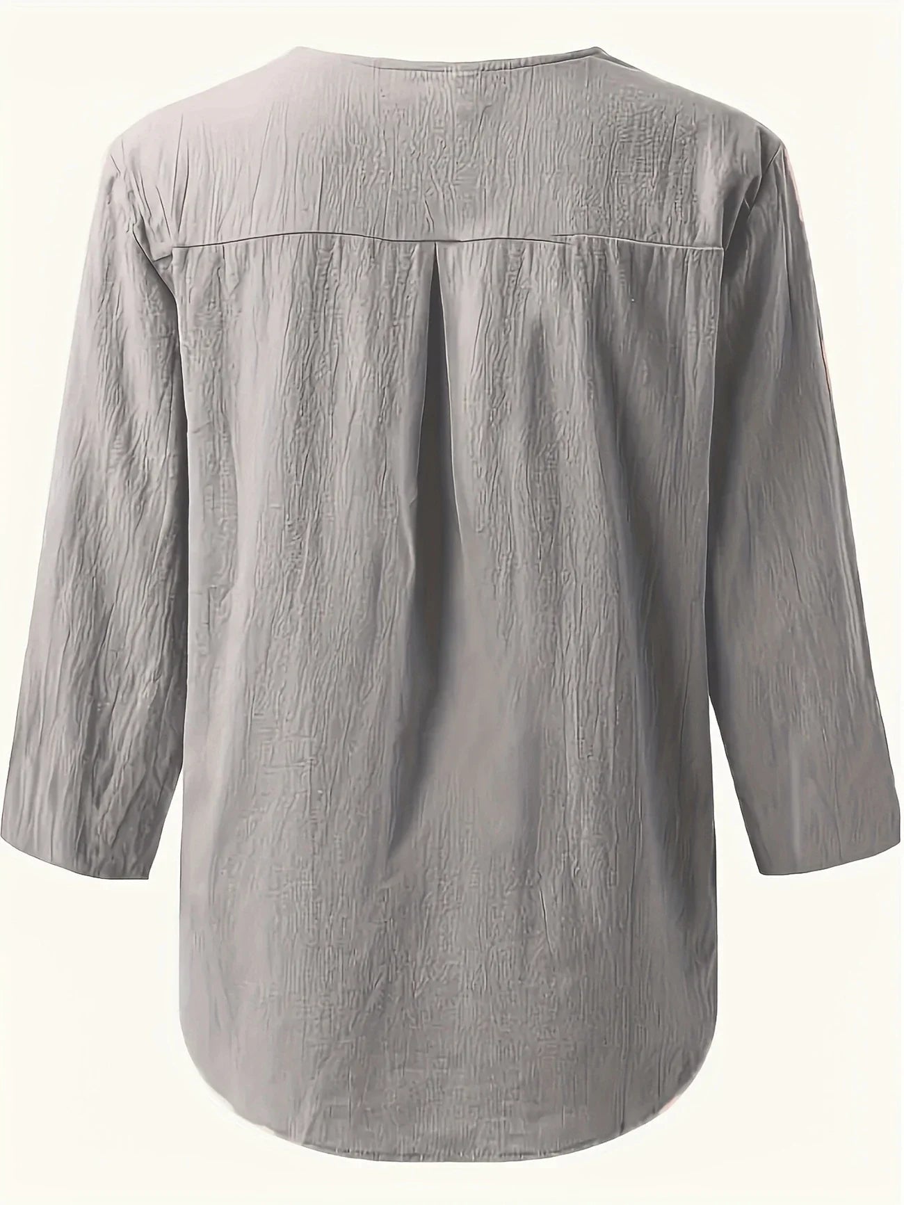 Blouse Décontractée à Col en V pour Femmes - Marie Montel