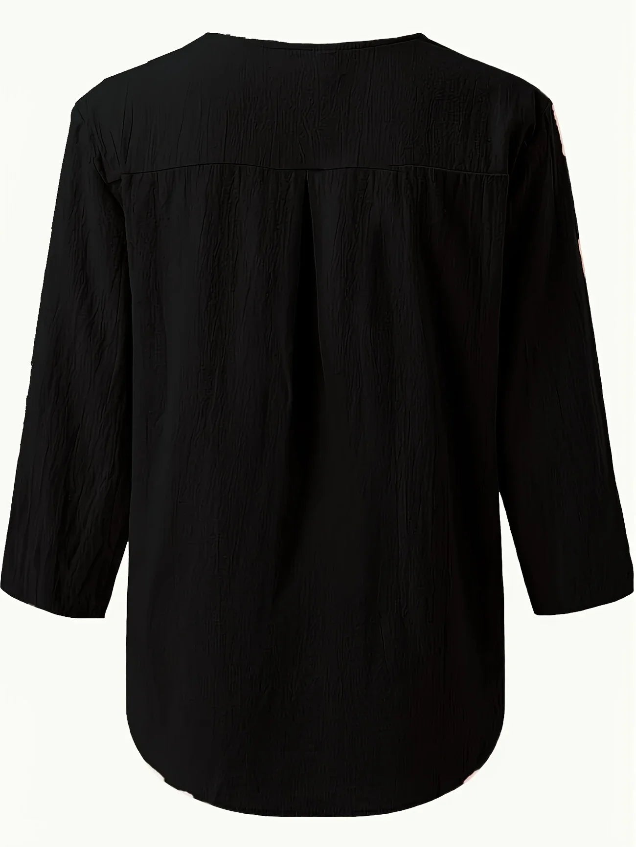 Blouse Décontractée à Col en V pour Femmes - Marie Montel