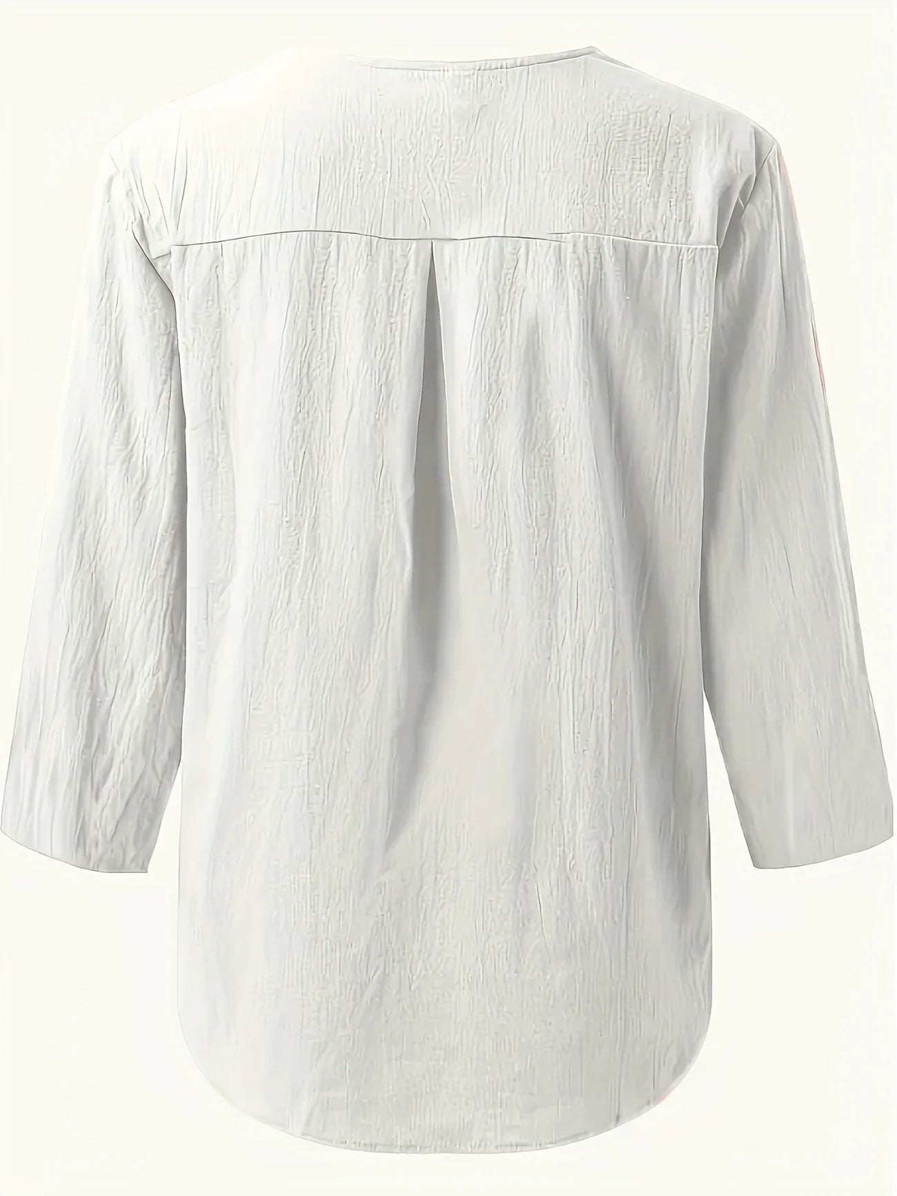 Blouse Décontractée à Col en V pour Femmes - Marie Montel