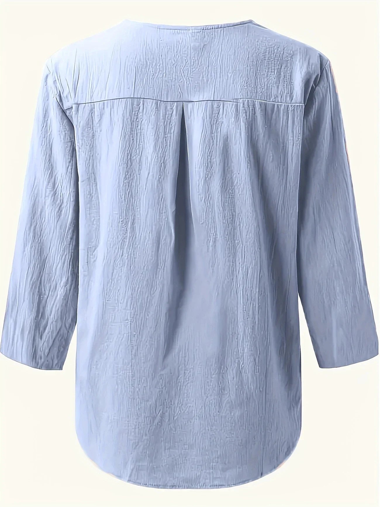 Blouse Décontractée à Col en V pour Femmes - Marie Montel