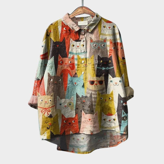 Blouse Élégante à Manches Longues pour Femmes - Marie Montel
