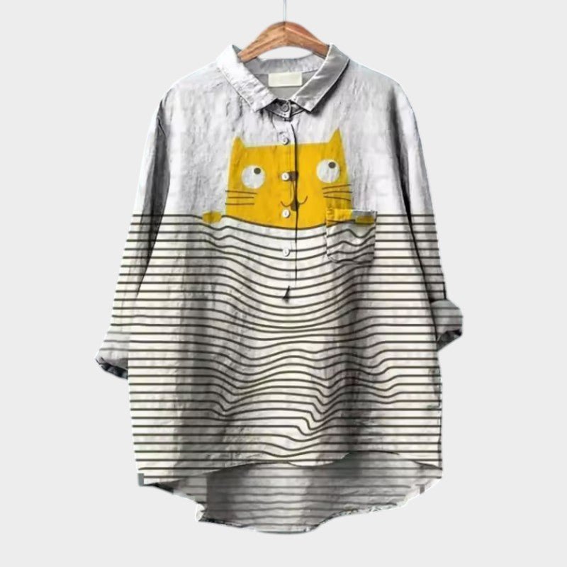 Blouse Élégante à Manches Longues pour Femmes - Marie Montel