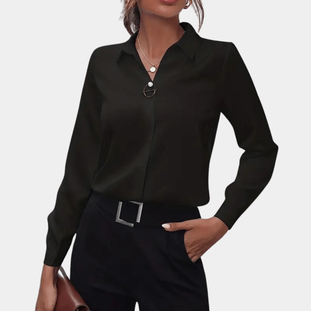Blouse Élégante à Manches Longues pour Femmes - Marie Montel