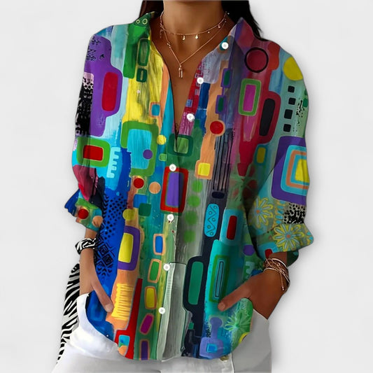 Blouse Élégante à Manches Longues pour Femmes - Marie Montel