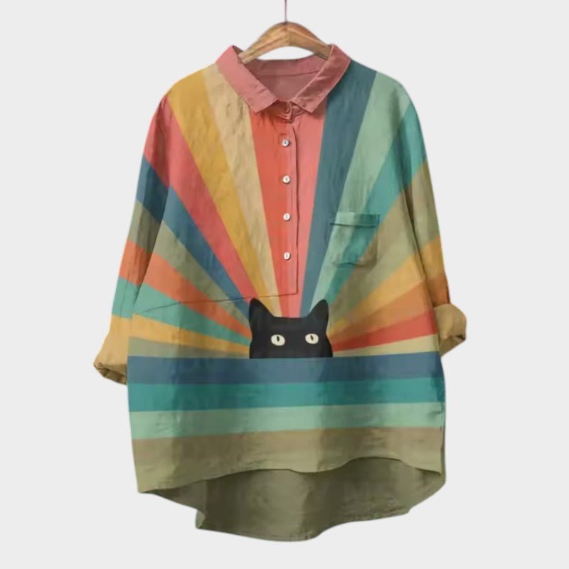 Blouse Élégante à Manches Longues pour Femmes - Marie Montel