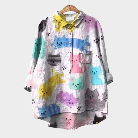 Blouse Élégante à Manches Longues pour Femmes - Marie Montel