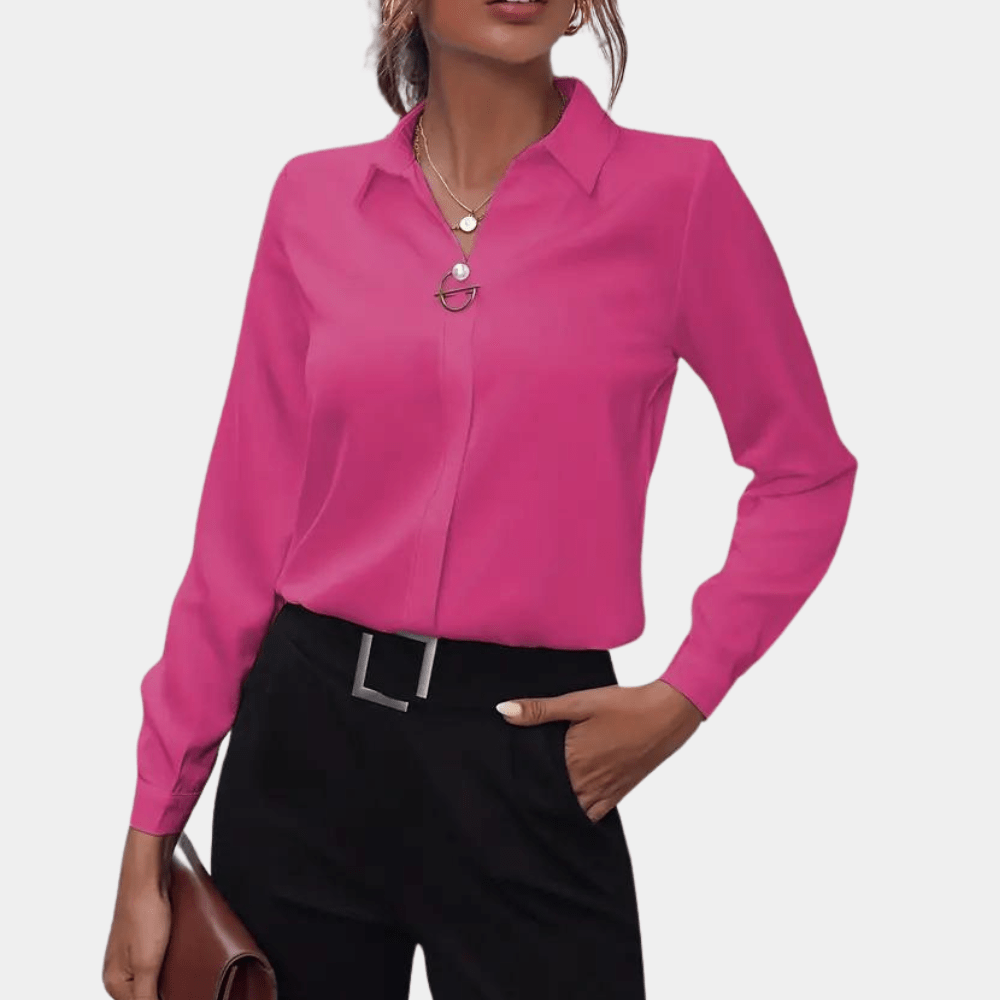 Blouse Élégante à Manches Longues pour Femmes - Marie Montel