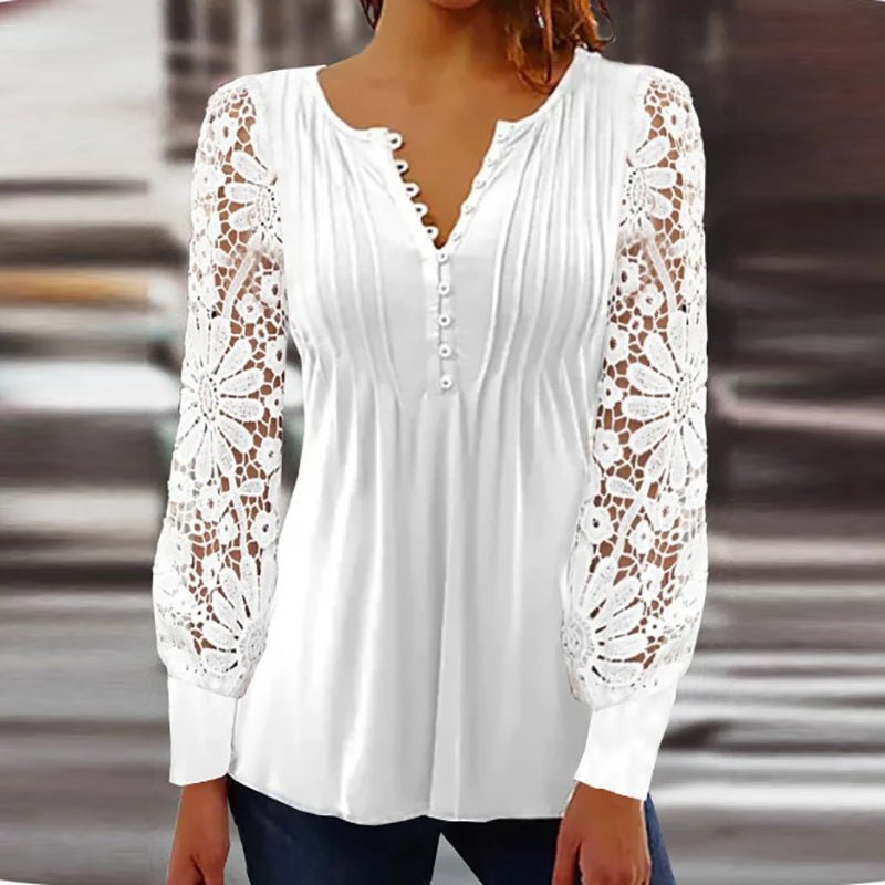 Blouse Élégante à Manches Longues pour Femmes - Marie Montel