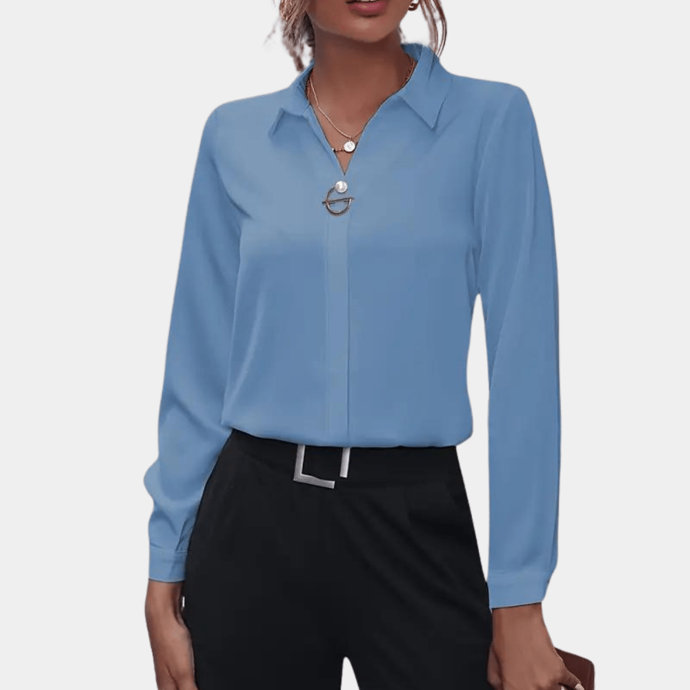 Blouse Élégante à Manches Longues pour Femmes - Marie Montel