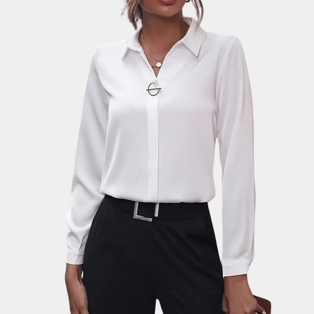 Blouse Élégante à Manches Longues pour Femmes - Marie Montel