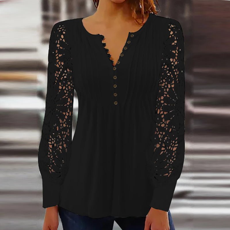 Blouse Élégante à Manches Longues pour Femmes - Marie Montel