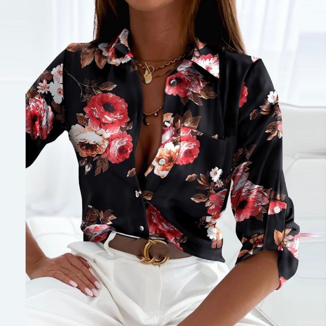 Blouse Élégante à Motif pour Femmes - Marie Montel