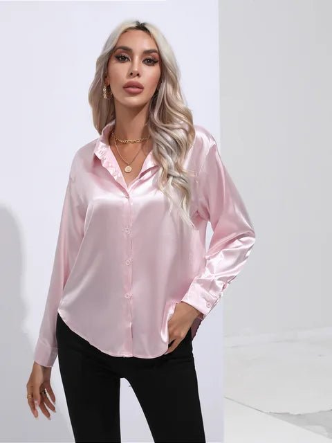 Blouse Élégante en Satin pour Femmes - Marie Montel