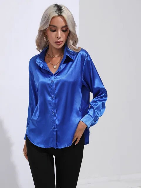 Blouse Élégante en Satin pour Femmes - Marie Montel