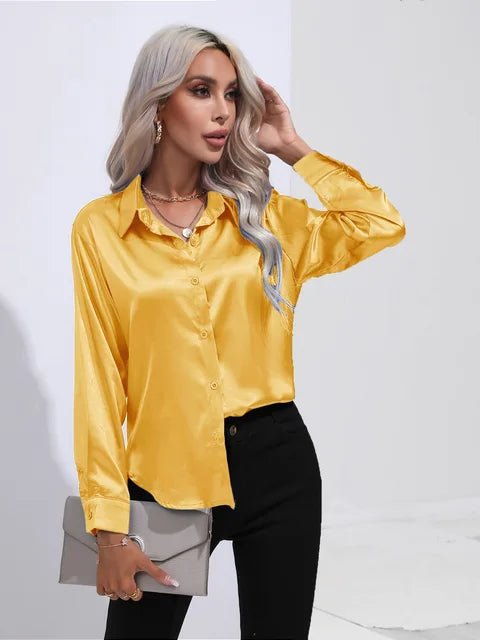 Blouse Élégante en Satin pour Femmes - Marie Montel