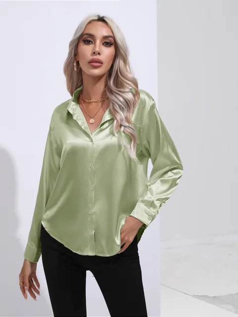Blouse Élégante en Satin pour Femmes - Marie Montel