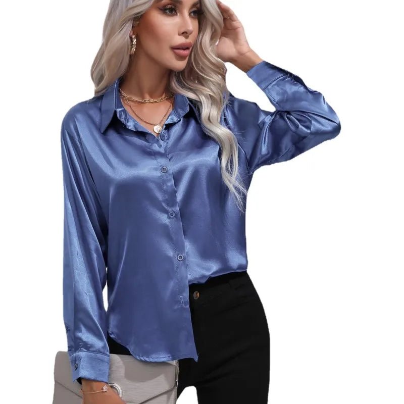Blouse Élégante en Satin pour Femmes - Marie Montel