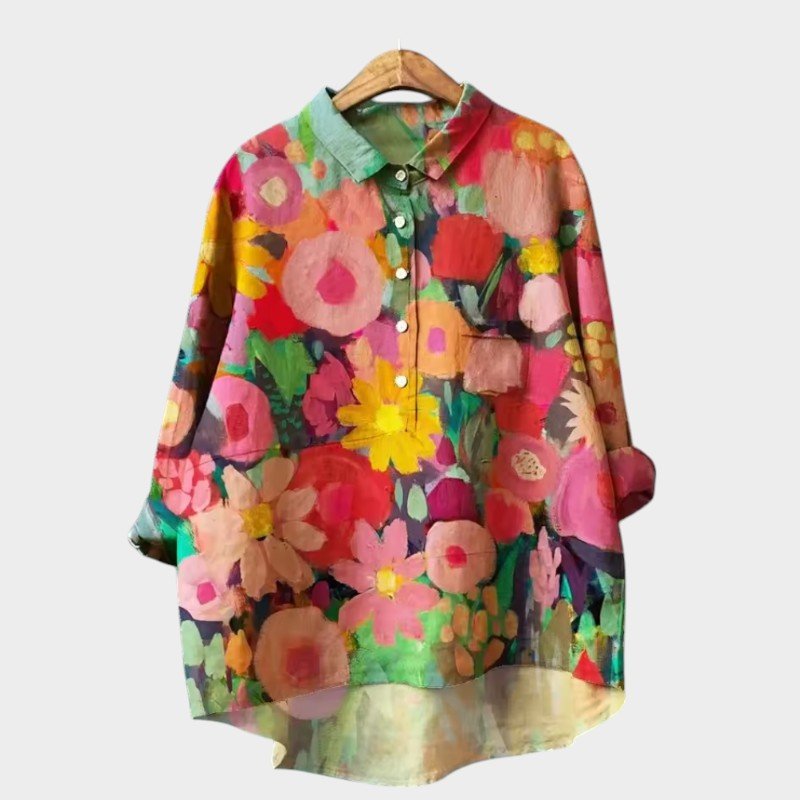Blouse Élégante Imprimée pour Femmes - Marie Montel