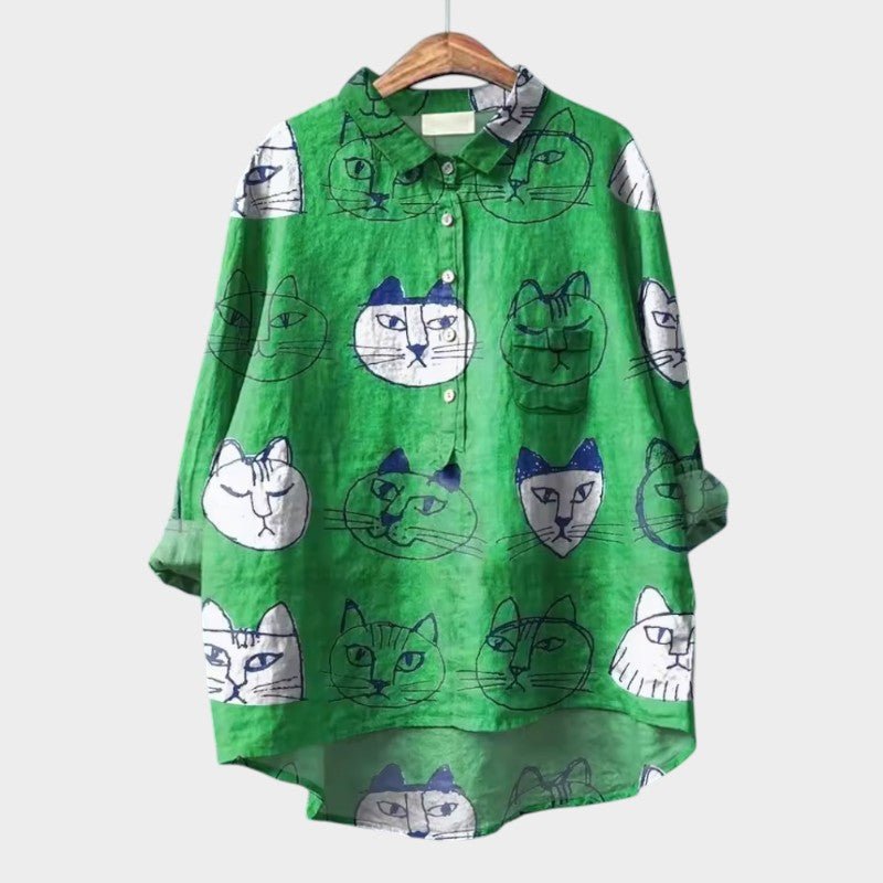 Blouse Élégante Imprimée pour Femmes - Marie Montel