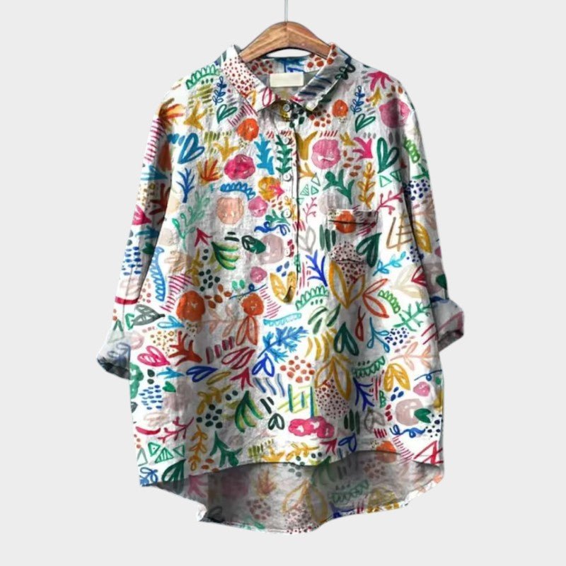 Blouse Imprimé Floral pour Femmes - Marie Montel