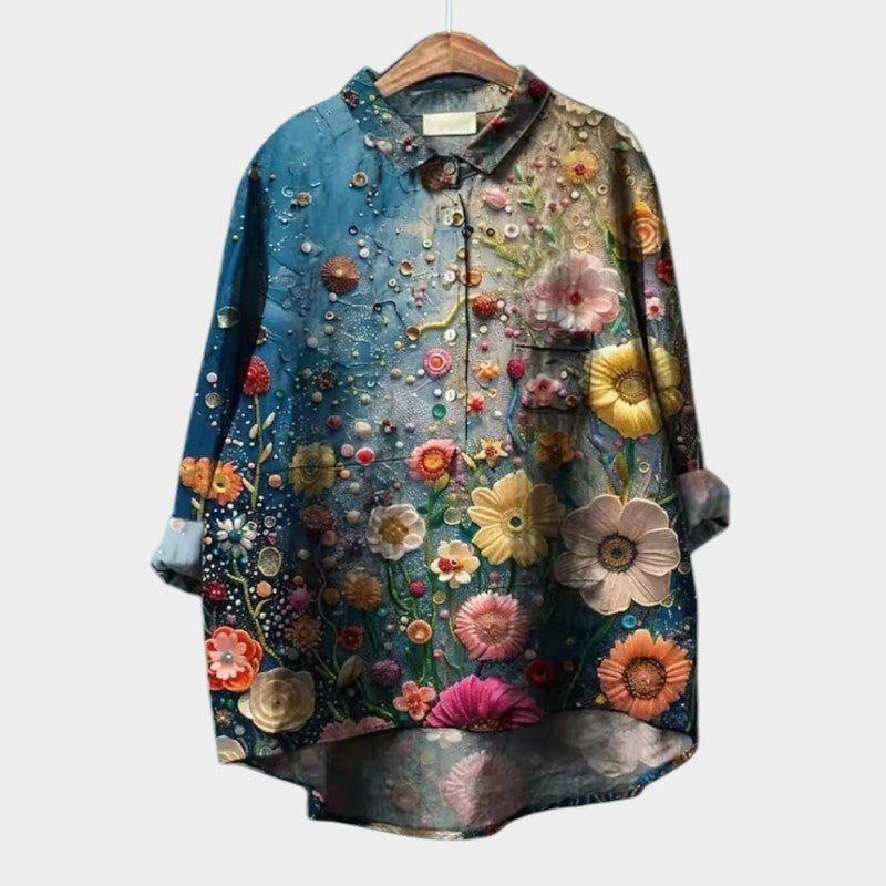Blouse Imprimé Floral pour Femmes - Marie Montel
