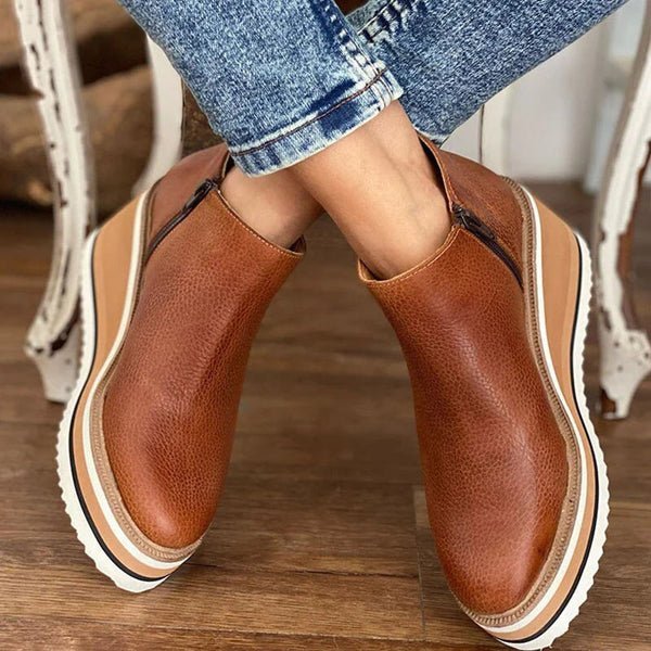 Bottes Chic en Cuir pour Femmes - Marie Montel