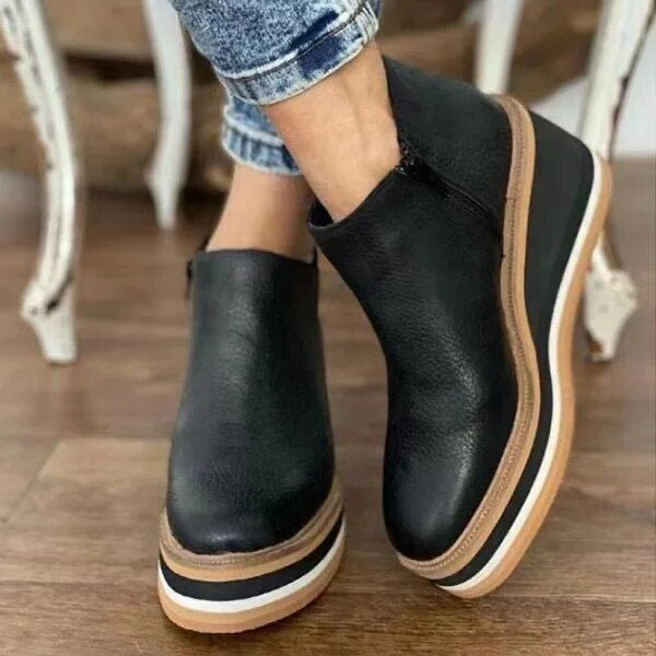 Bottes Chic en Cuir pour Femmes - Marie Montel