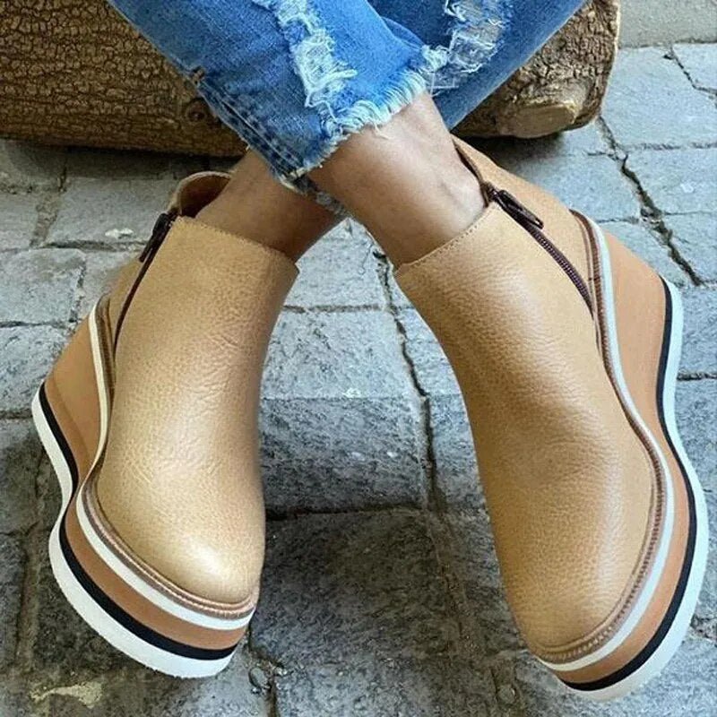 Bottes Chic en Cuir pour Femmes - Marie Montel