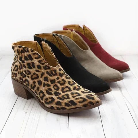 Bottes Confortables en Velours pour Femmes - Marie Montel