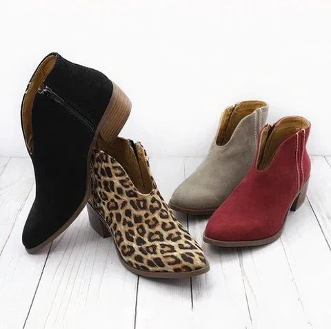 Bottes Confortables en Velours pour Femmes - Marie Montel
