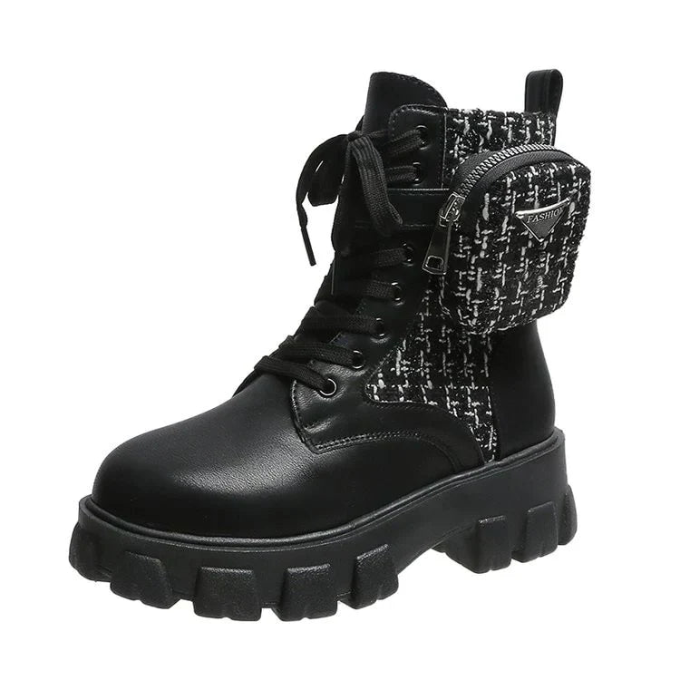 Bottes de Biker Élégantes pour Femmes - Marie Montel