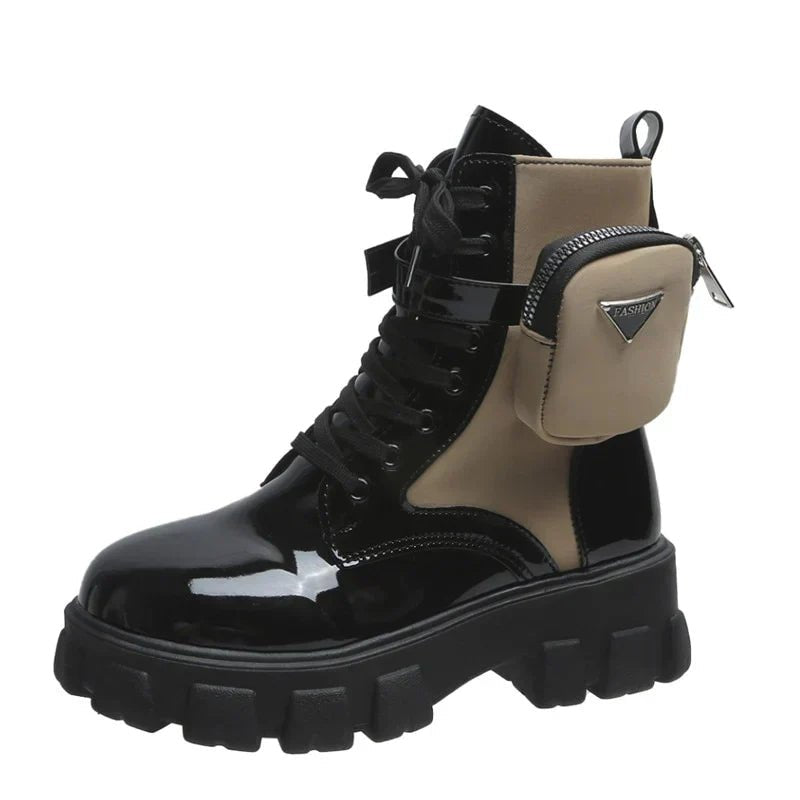 Bottes de Biker Élégantes pour Femmes - Marie Montel