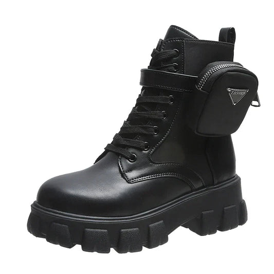 Bottes de Biker Élégantes pour Femmes - Marie Montel
